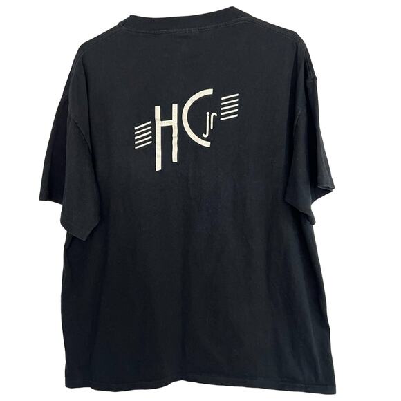 Vintage Harry Connick Jr 90s Brockum Concert Event Black Shirt Size XL NO FLAWS - Picture 2 of 5